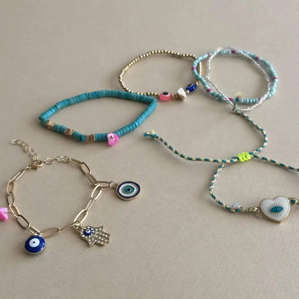 Evil Eye Anklet Set N1928